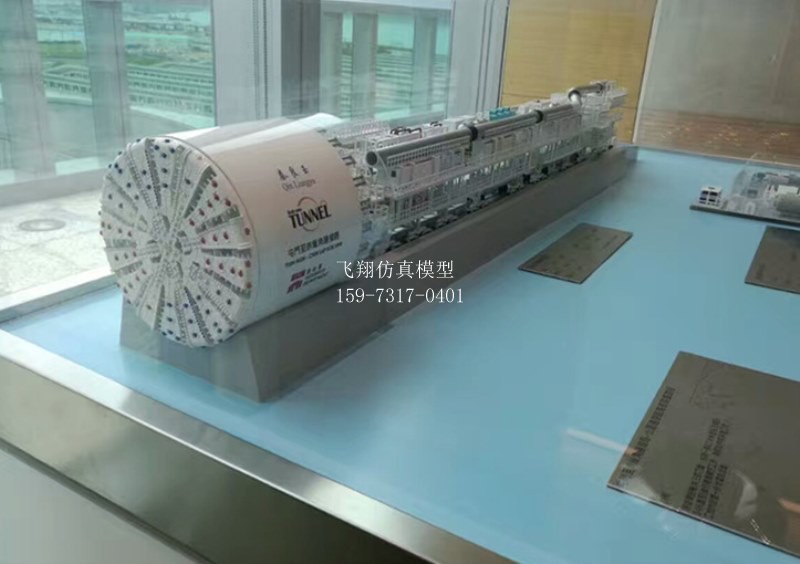 混合式泥水盾構機模型